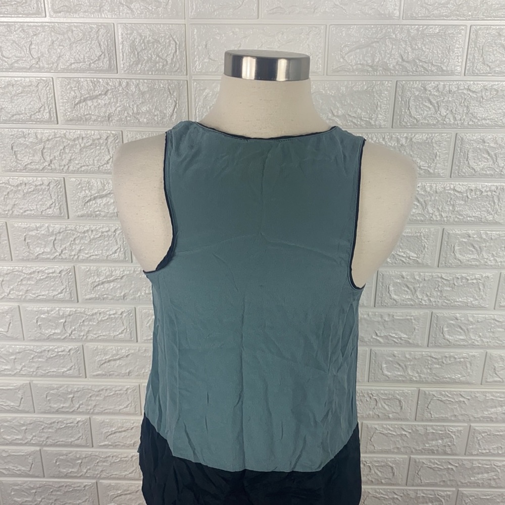 Maeve By Anthropologie Color Block Silk Tank - Picture 9 of 10